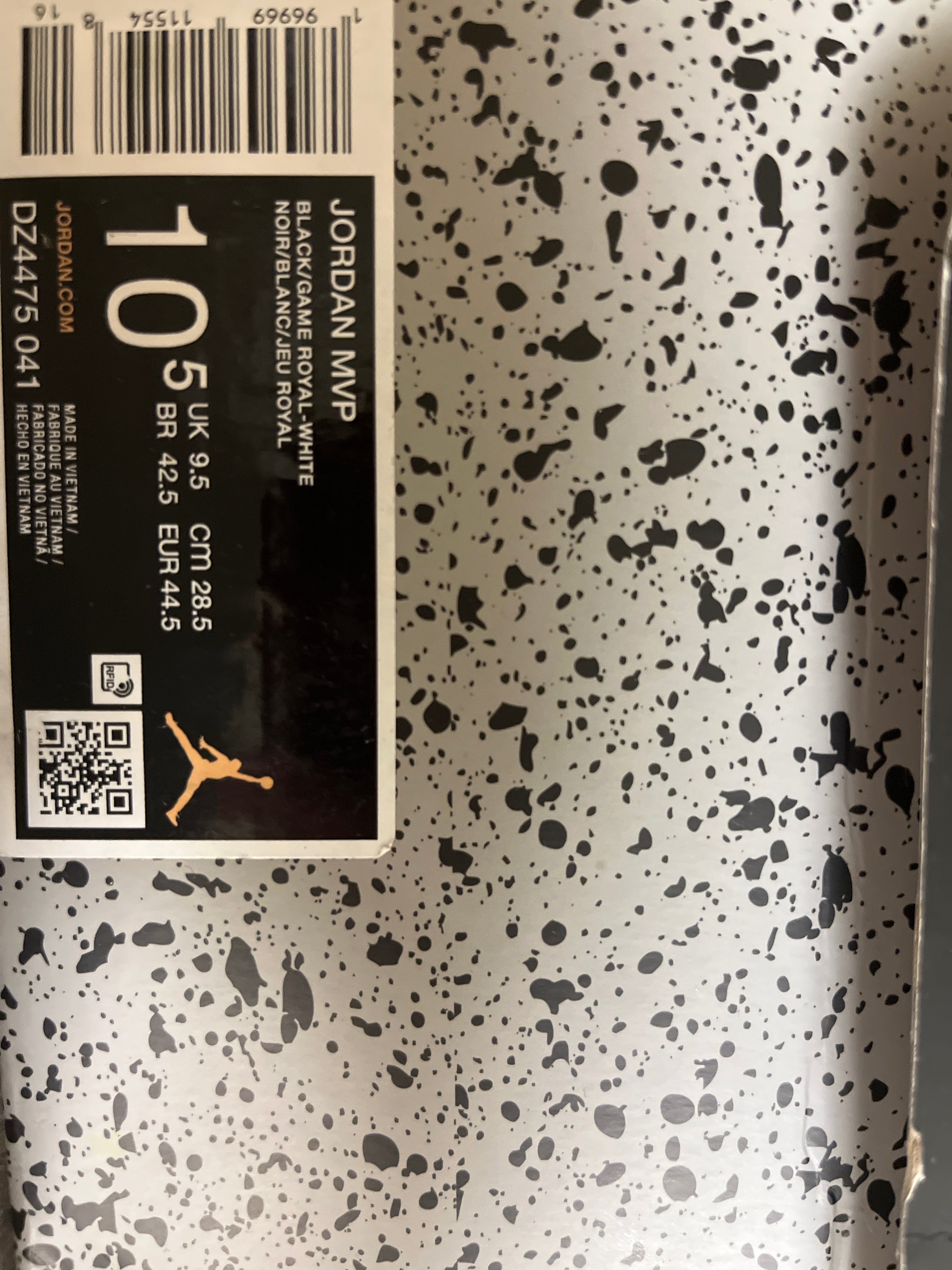 Jordan MVP black royal